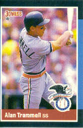 1988 Donruss All-Stars Baseball Cards  022      Alan Trammell